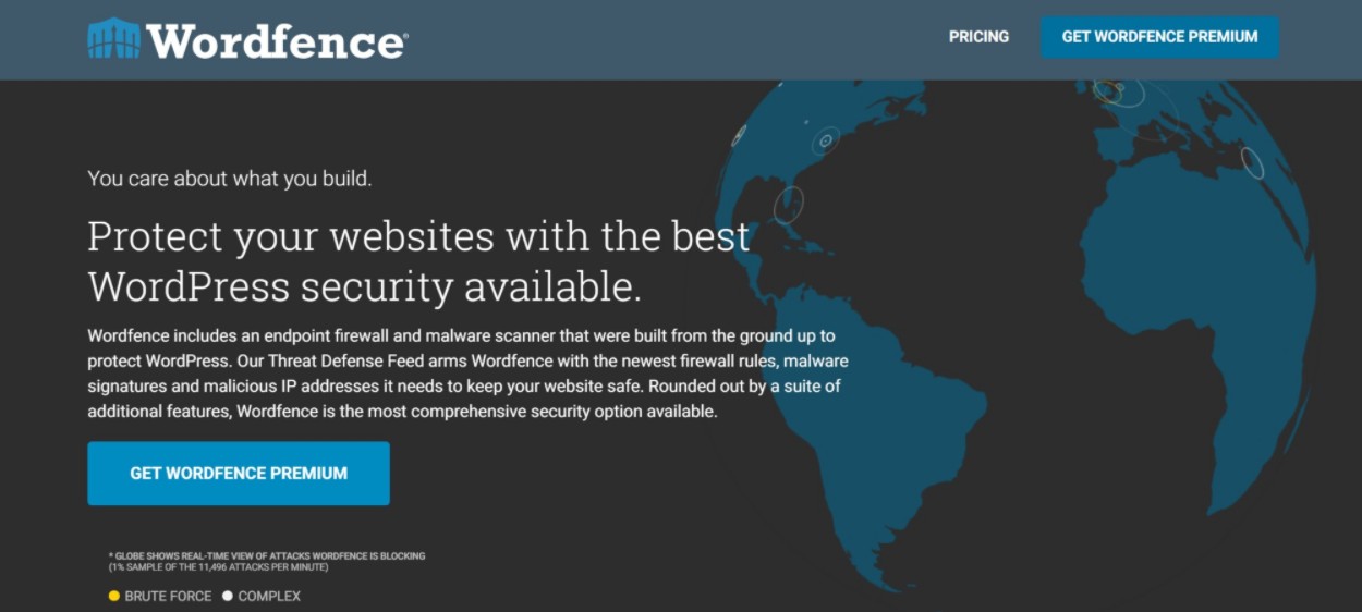 Plugin de segurança Wordfence WordPress