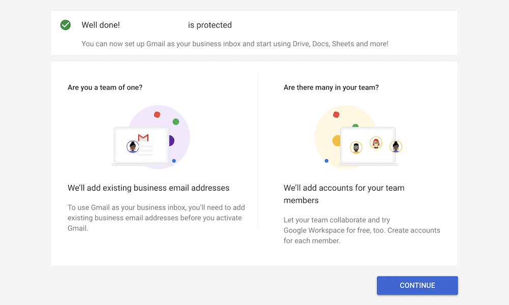 A caixa de diálogo Adicionar novo usuário no Google Workspace.