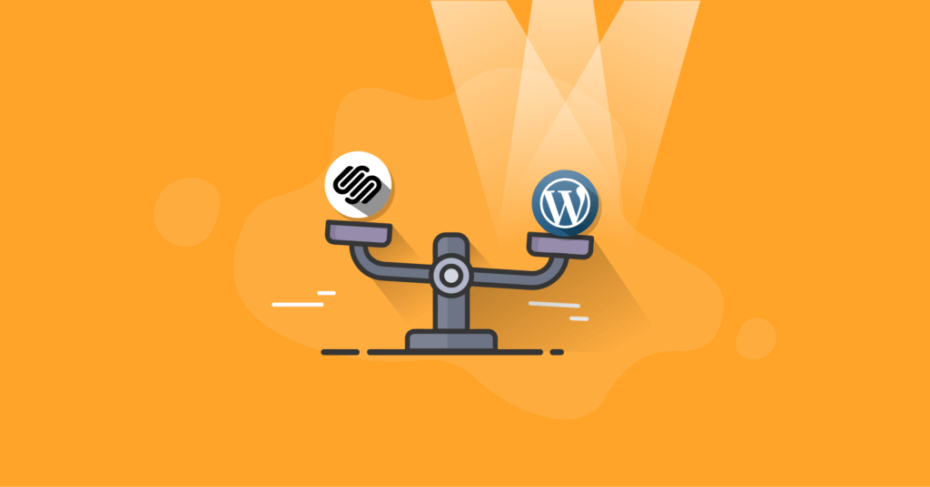 方形空間與 WordPress