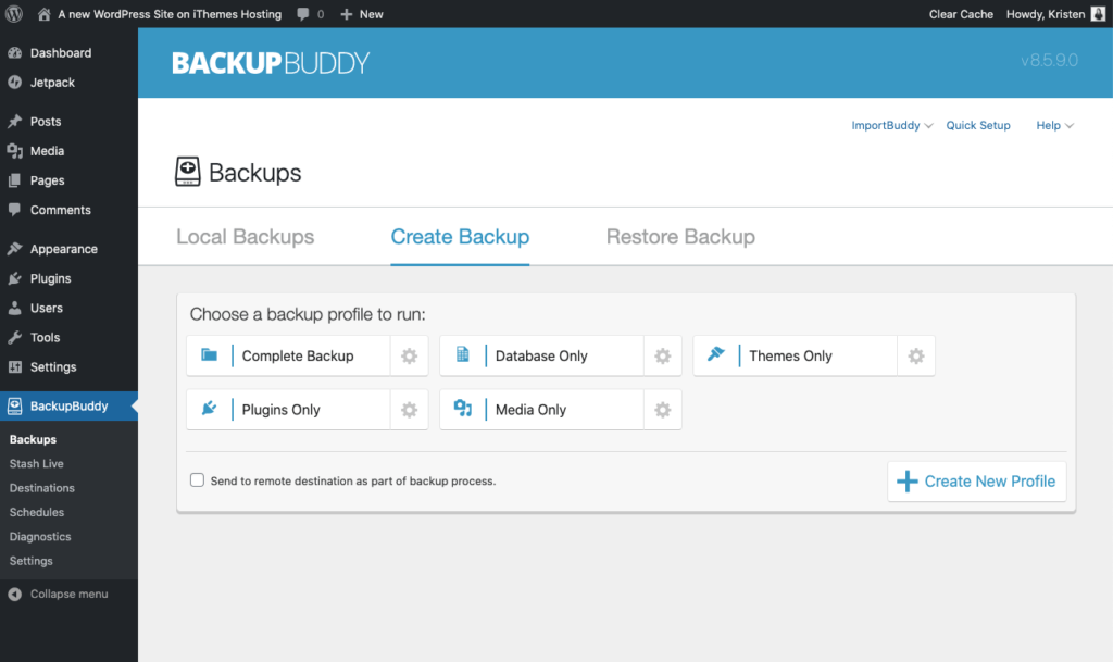 5 типов резервных копий WordPress