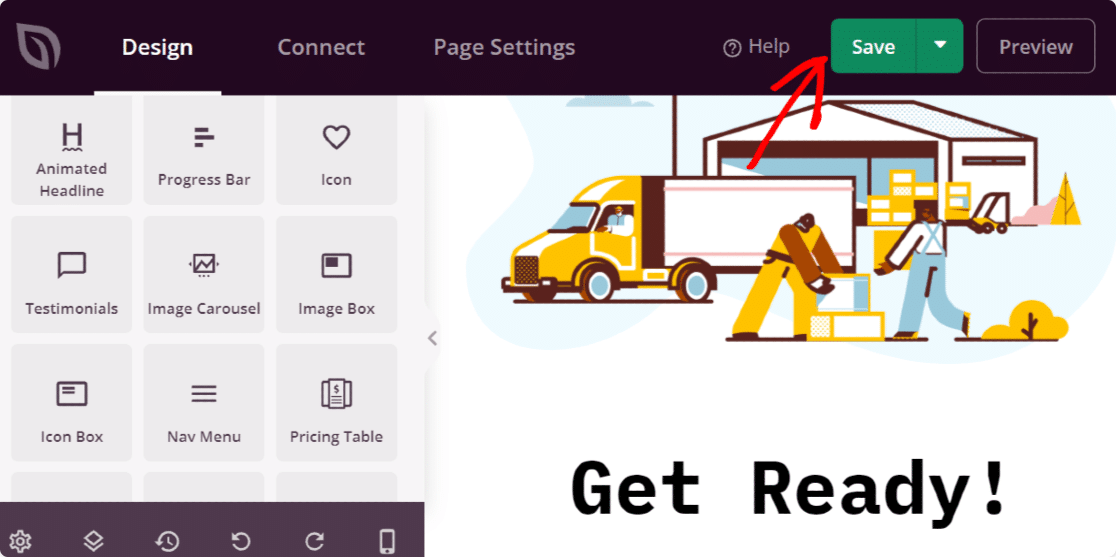 simpan template seedprod