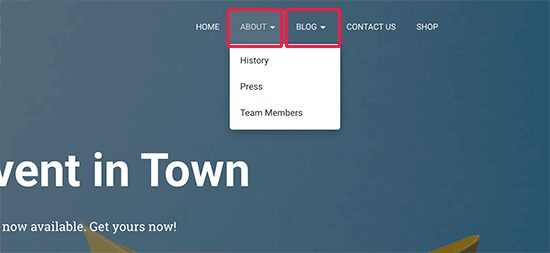 beberapa dropdown