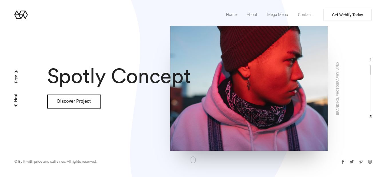 temas de la cartera de wordpress de webify
