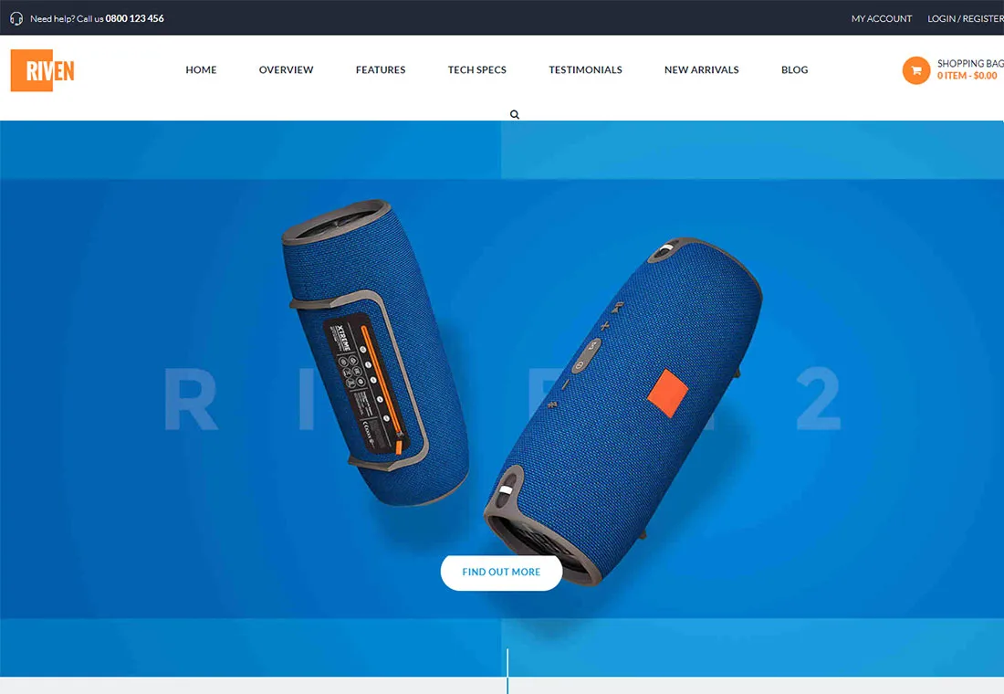 Riven - 單品 WordPress 主題