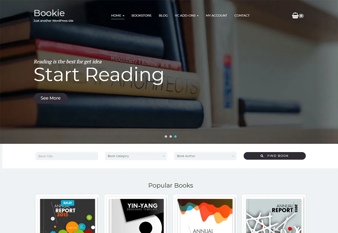 Bookie - 單品 WordPress 主題