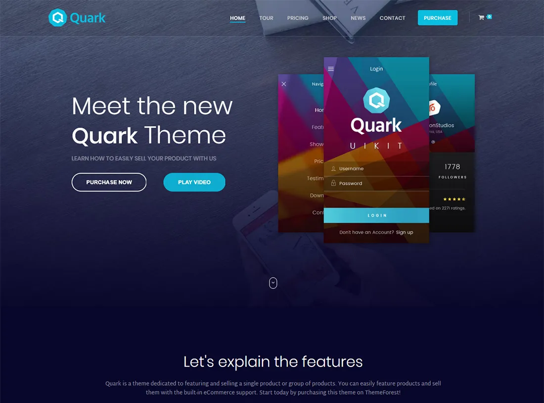 Quark - 單品 WordPress 主題
