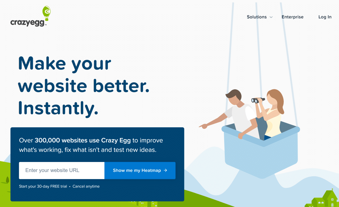 Crazy Egg pentru urmărirea comportamentului utilizatorilor