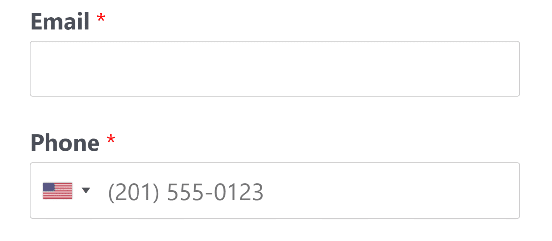 Telepon WPForms