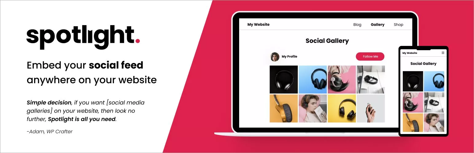 Pleins feux sur WordPress Plugin de flux Instagram