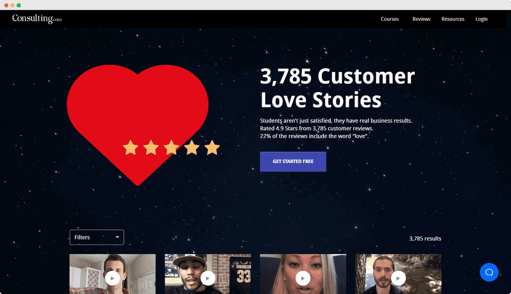 Esempio di recensione del cliente
