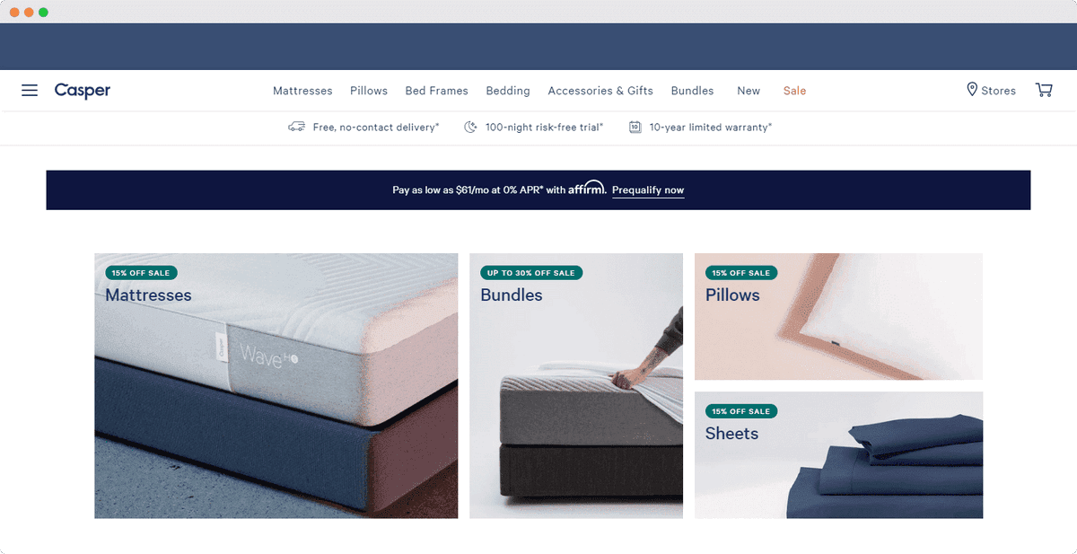 sito web casper
