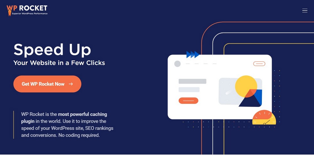 Plugin di memorizzazione nella cache per WordPress WP Rocket