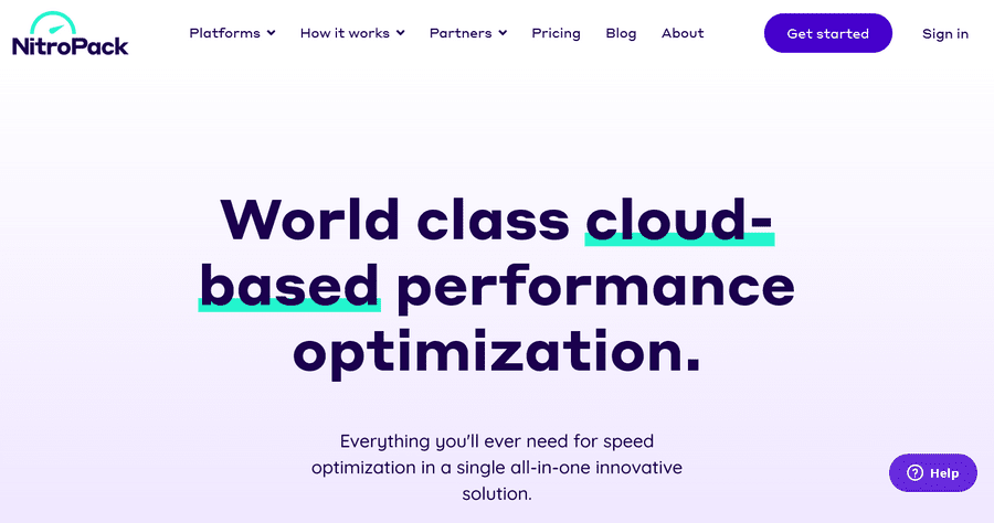 Ottimizzazione delle prestazioni di NitroPack