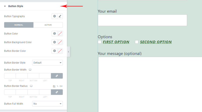 Contact Form 7 button style