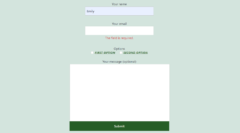 Contact Form 7 stilization Qi Addons
