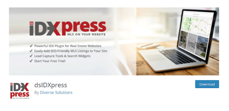 10 migliori plugin immobiliari per WordPress che devi avere 4 dsIDXpress