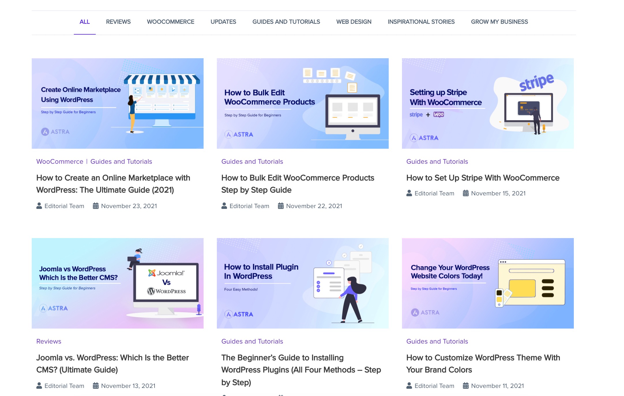 blog Astra