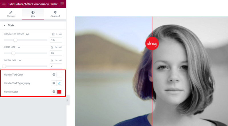 Customize the circle colors