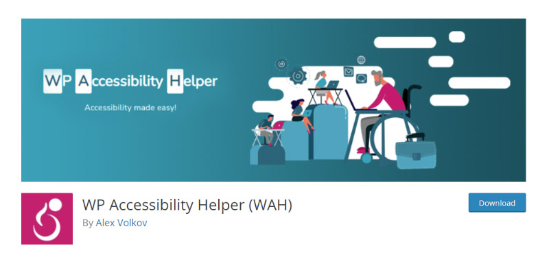 5 complementos de accesibilidad de WordPress que cambian el juego 4 WP Accessibility Helper plugin