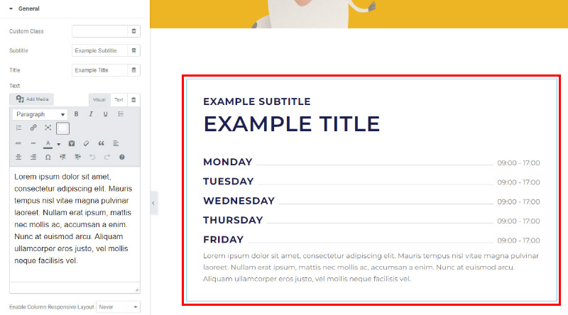 Jak dodać godziny otwarcia w WordPressie – najłatwiejszy sposób 4 Add Opening Hours in WordPress