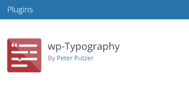 5+ wtyczek typograficznych WordPress dla stylowej witryny internetowej 4 wp-Typography plugin