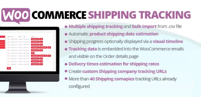 Mağazanız için 5+ Sipariş Takibi WordPress Eklentisi 7 WooCommerce Shipping Tracking