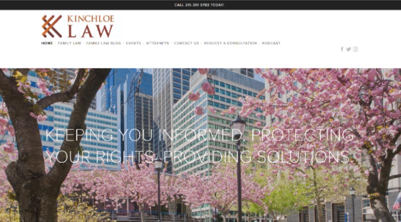 20 Situs Terbaik untuk Inspirasi Desain Situs Web Firma Hukum Meningkatkan 14 Kinchloe Law