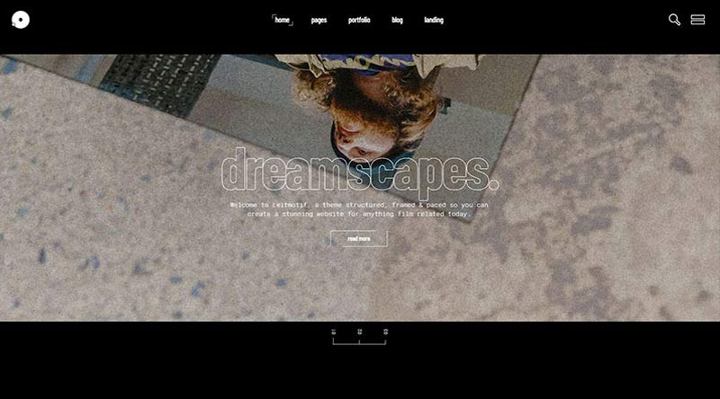 Film Severler için 7 Film Yapım WordPress Teması 4 Leitmotif WordPress Theme