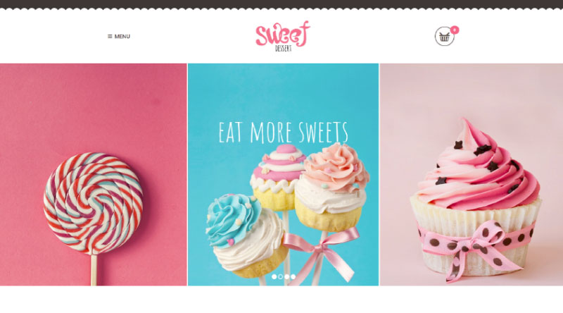 7つの甘いアイスクリームのWordPressテーマ8 Sweet Desert WordPress Theme
