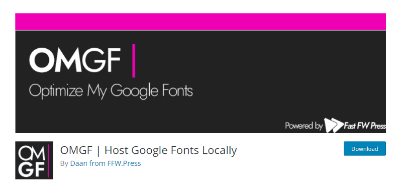 ¿El asunto del RGPD de Google Fonts y qué tiene que ver contigo? 2 OMGF plugin