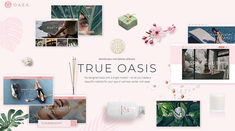 6 Energizing Ayurveda WordPress Themes 4 Oaza WordPress Theme