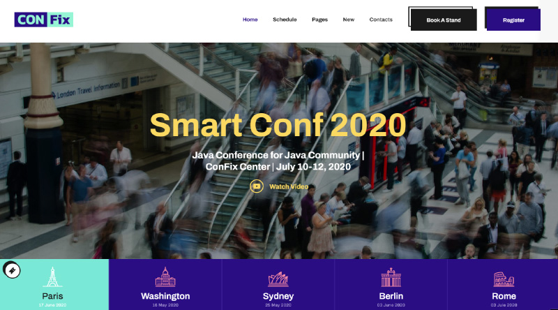 10 temi WordPress di intrattenimento indimenticabili 10 ConFix WordPress Theme