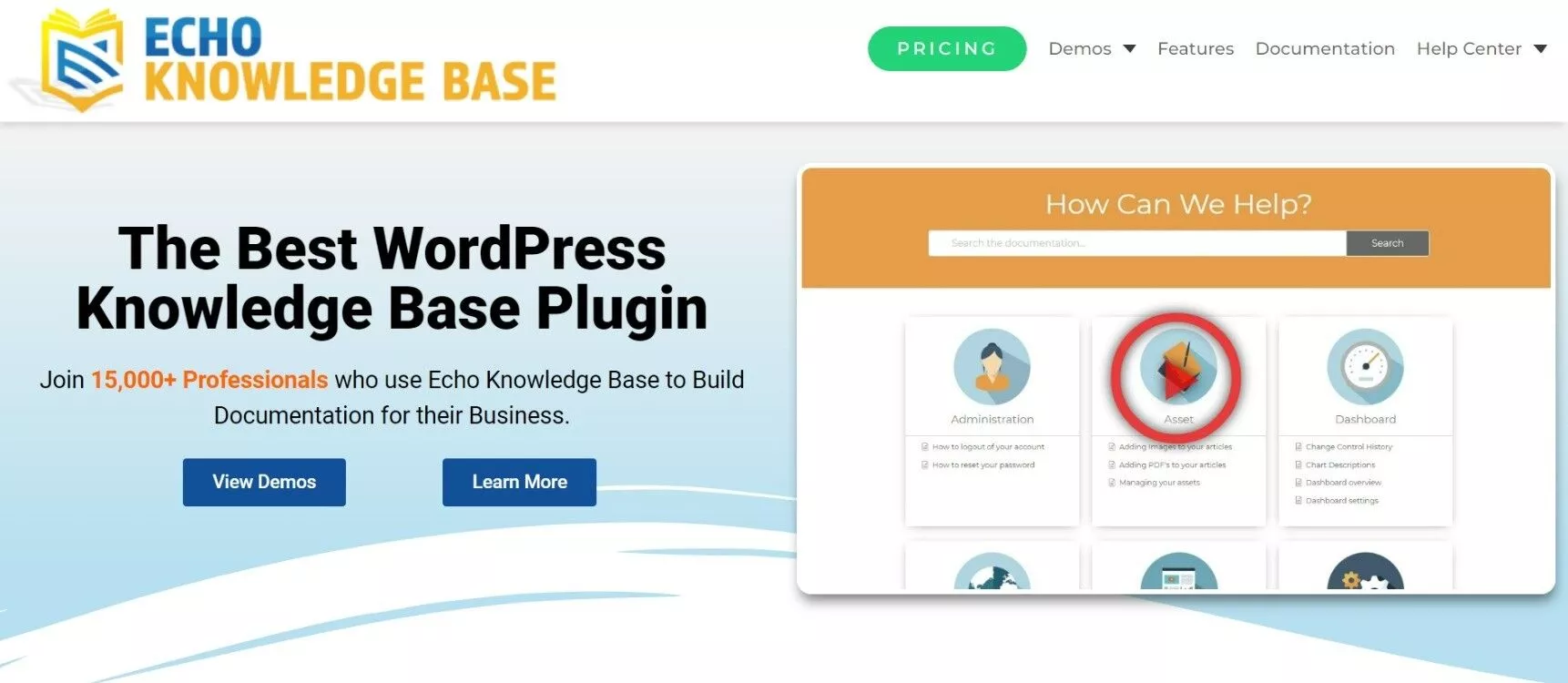 Echo Bilgi Bankası WordPress Eklentisi