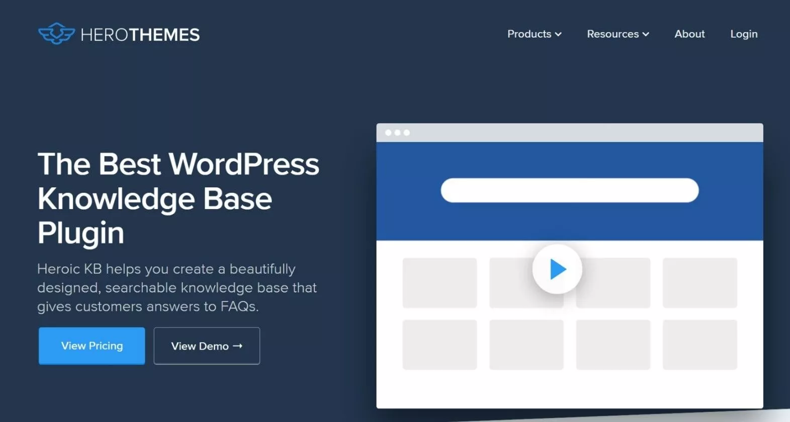 Heroic Knowledge Base, en iyi WordPress bilgi bankası eklentisidir