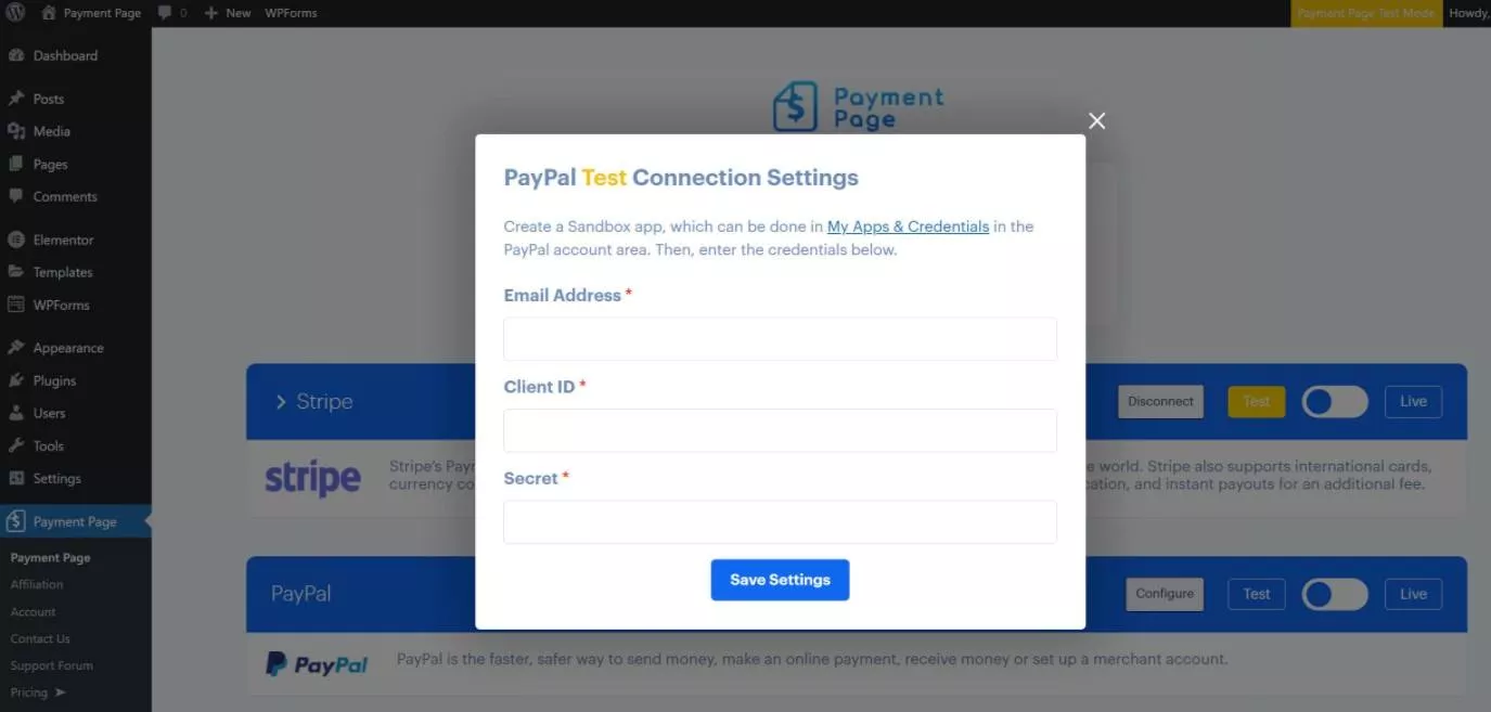 PayPal ağ geçidi kurulumu