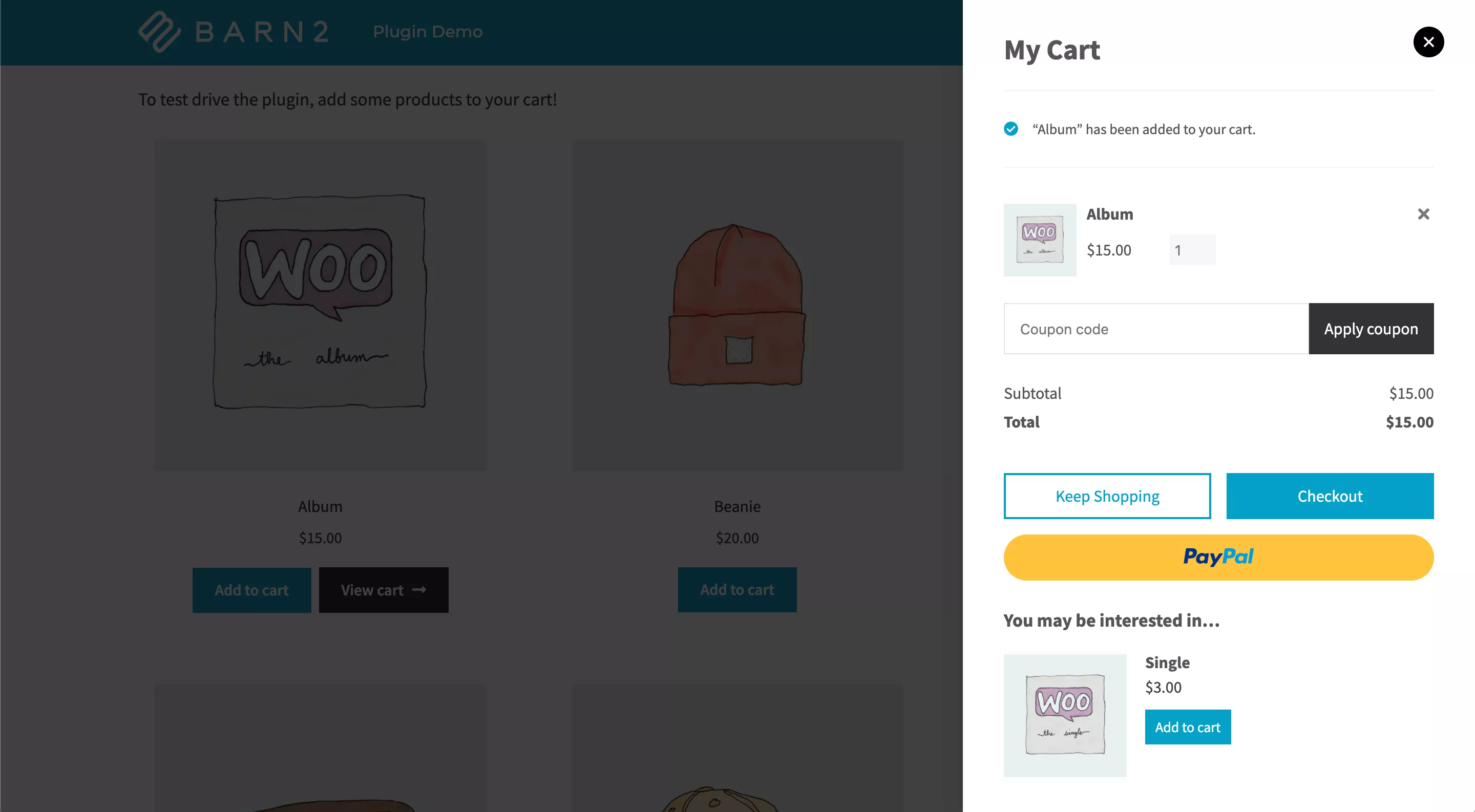 Szybki koszyk WooCommerce