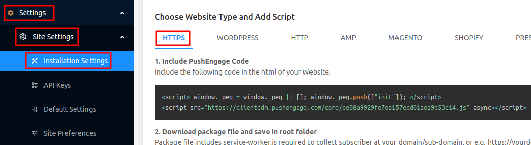 Squarespaceサイトにプッシュ通知を追加する