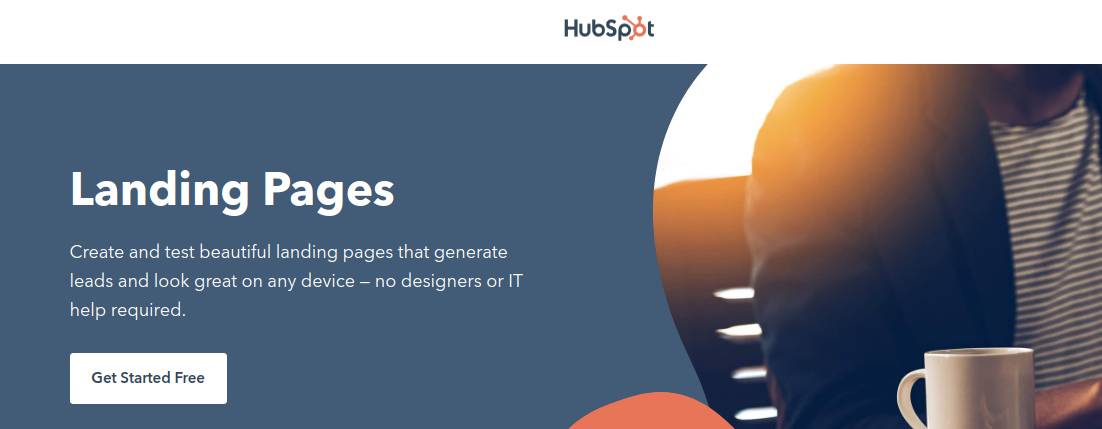 Criador de página de destino da HubSpot
