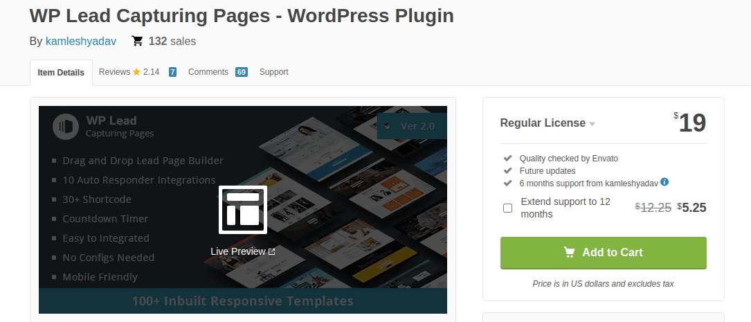 Páginas de Captura de Leads do WP