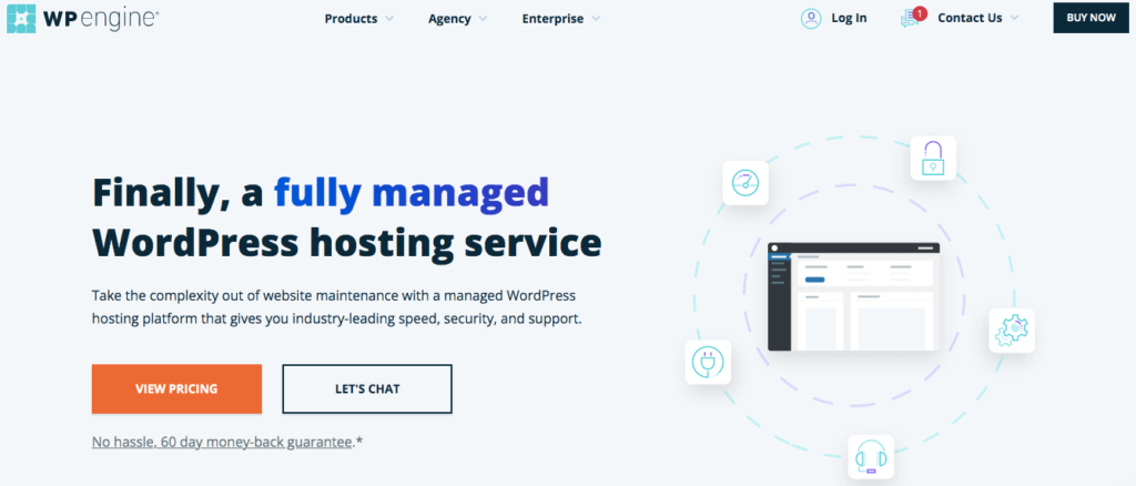 La soluzione WordPress gestita di WP Engine.