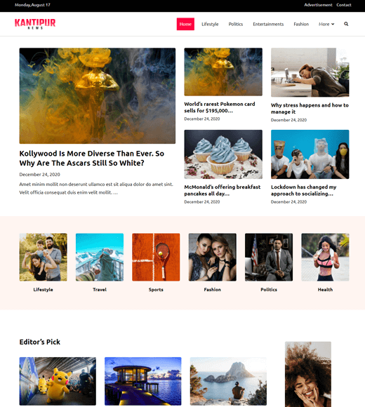 Motyw magazynu wiadomości Zakra Kantipur