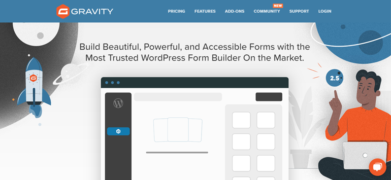 Formularze Gravity do ankiet i narzędzi online oraz opinie klientów WordPress