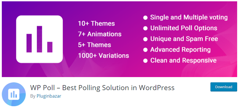 WP Polls WordPress Plugin Ankieta tańsza alternatywa dla Survey Monkey