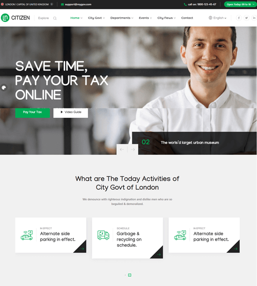 CityZen 非盈利 WordPress 主題