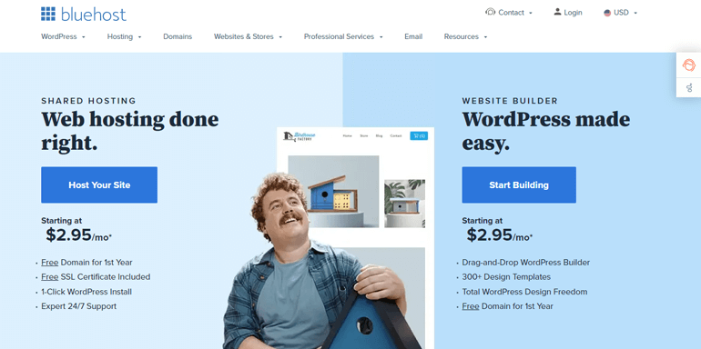 Hosting WordPress Bluehost