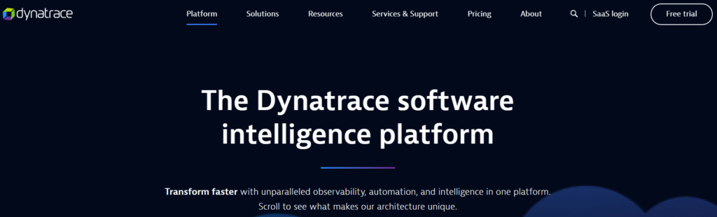 Dynatrace, un esempio di monitoraggio delle prestazioni delle applicazioni