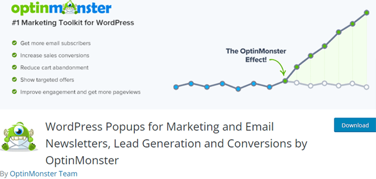 Wtyczki do newslettera OptinMonster WordPress
