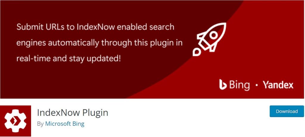 Das IndexNow-Plug-in, mit dem Produkte schneller eingestuft werden können.