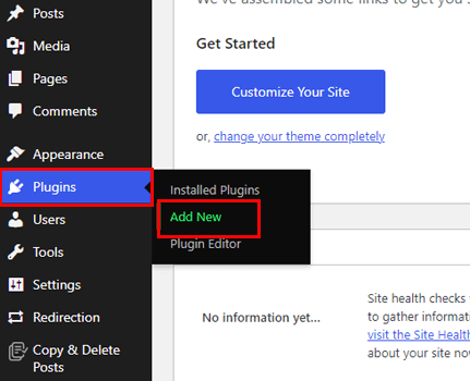 Aggiungi nuovo plugin