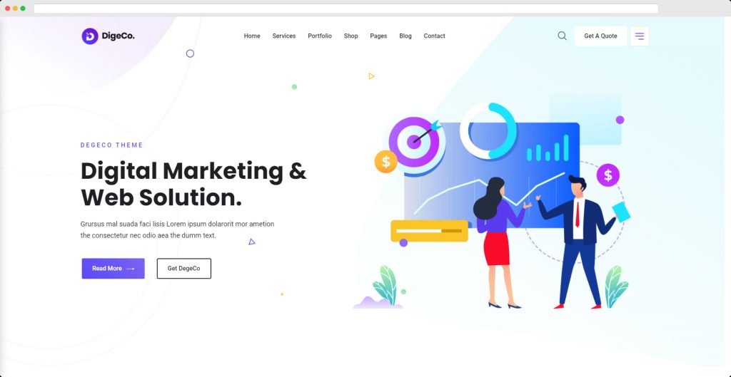 Digeco WordPress 主题
